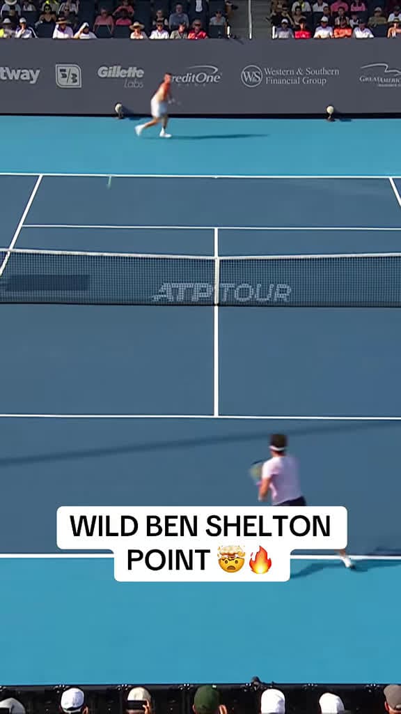 cover for Ben Shelton was slick from the start 👏 #BenShelton #ATP #Tennis #CincyTennis