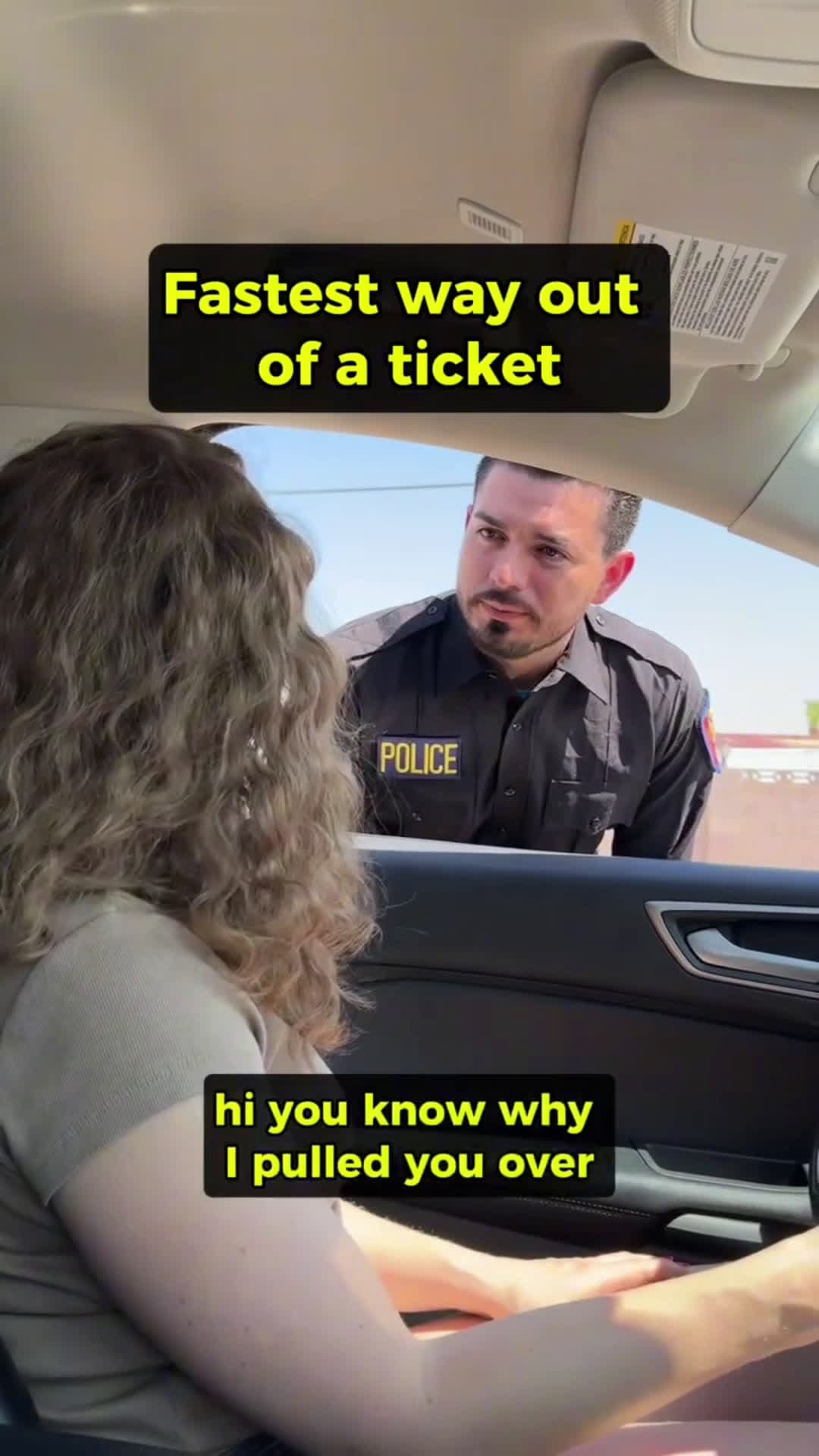cover for Girl gets out of a speeding ticket 😂..#relationship #funny #trending #shorts #couples