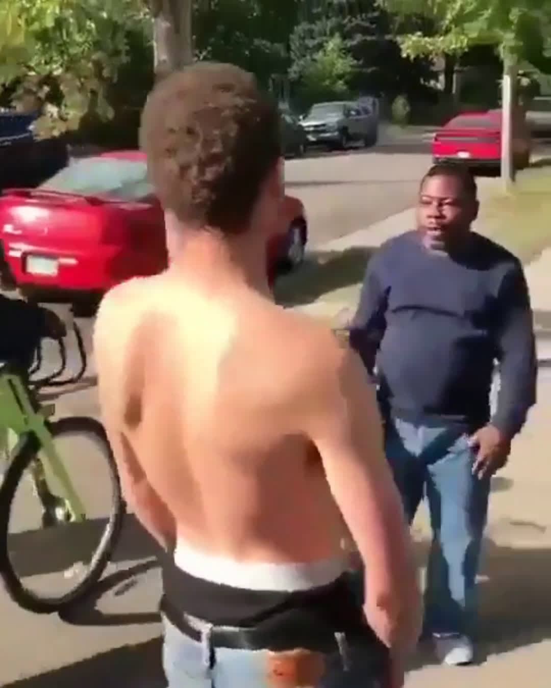 cover for Dwarf Man Drops Trash Talker  #fight  #fightcam  #fights 