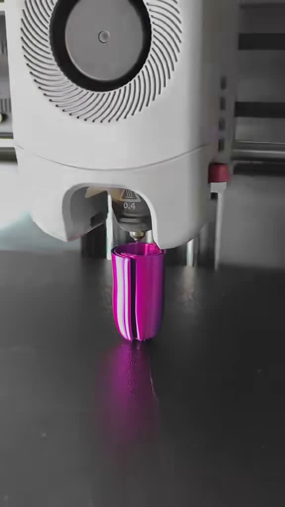cover for Time-lapse magic: watch 3D printing come alive with Silk PLA filaments from 3DHojor — red, blue, blue-green, and metallic gold, silver, and copper. Filmed on the FlashForge Adventurer 5M ⏱️ #3dprinting #3dprint #flashforgeadven...