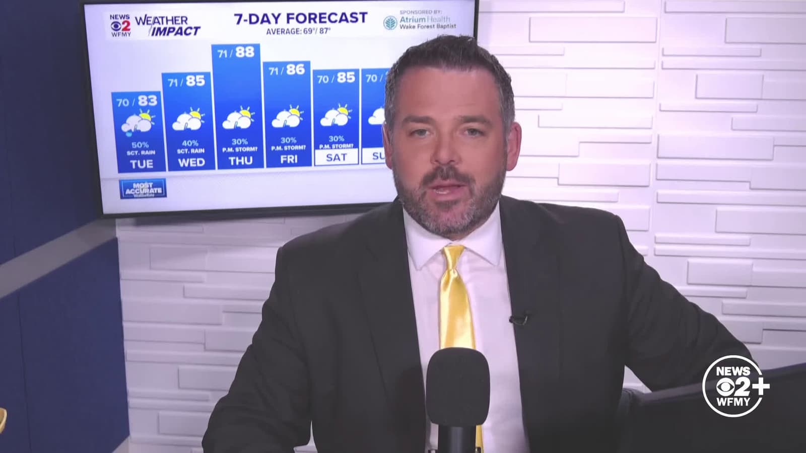 cover for Heavy rain possible at times the next few days in North Carolina