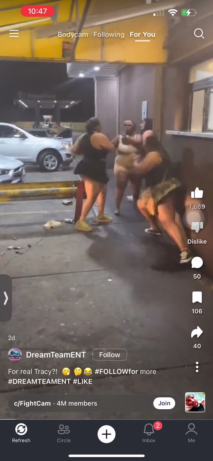 cover for Big booty fat mama fighting