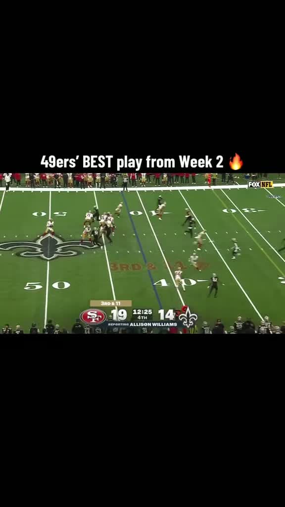 cover for 49ers’ Week 2 top play—pure skill and flawless execution! 💥 #NFLHighlights #NinersNation #Week2