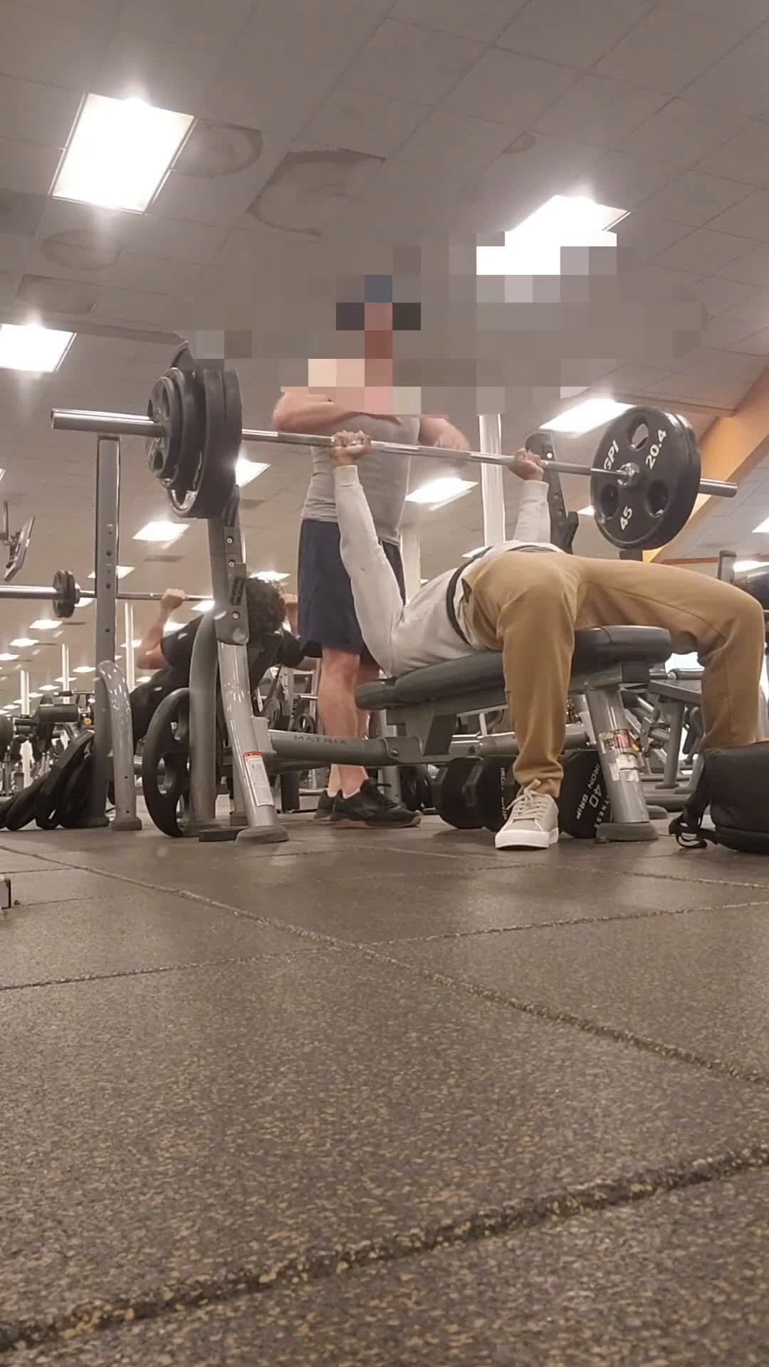 cover for Paused bench PR: 295 lbs at 180 lbs bodyweight — perfect lockout 💪 #BenchPress #Powerlifting #StrengthTraining #GymLife