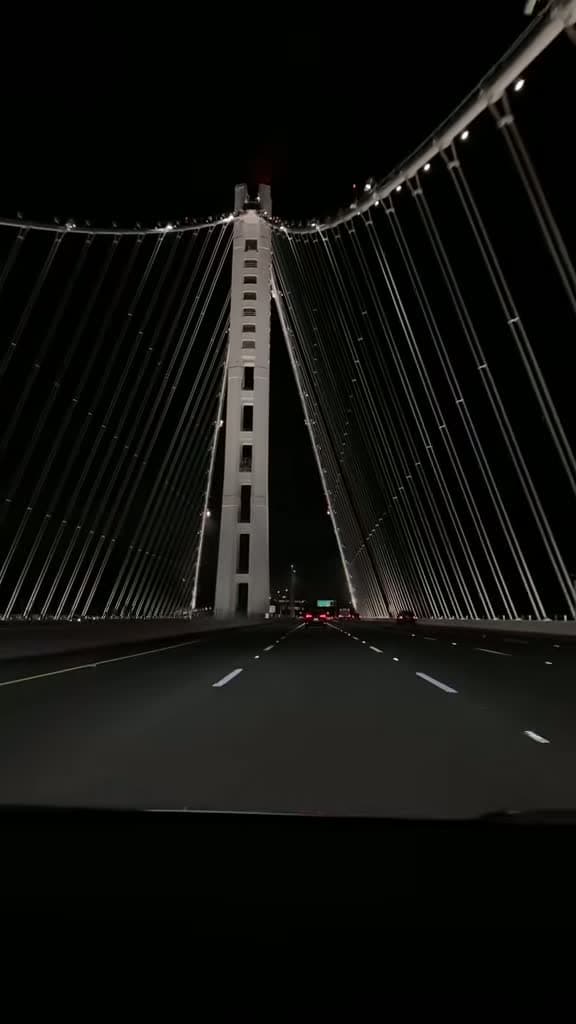 cover for Sunrise vibes cruising over the Bay Bridge 🌉 #SanFrancisco #BayArea #MorningDrive