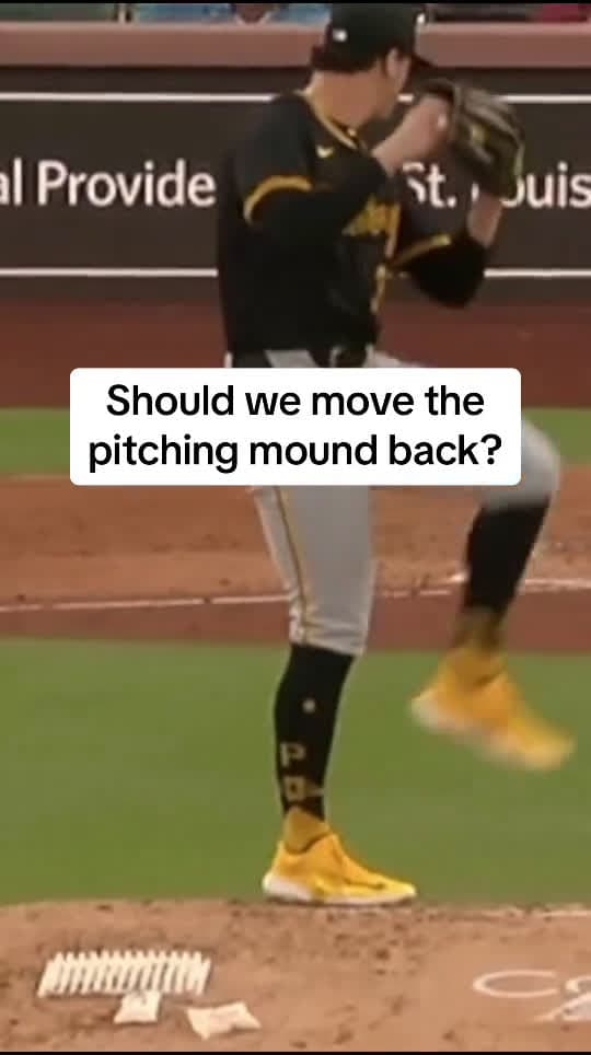 cover for Should we move the pitching mound back MLB baseball mob2024 baseballrules basebal 04011 #trend