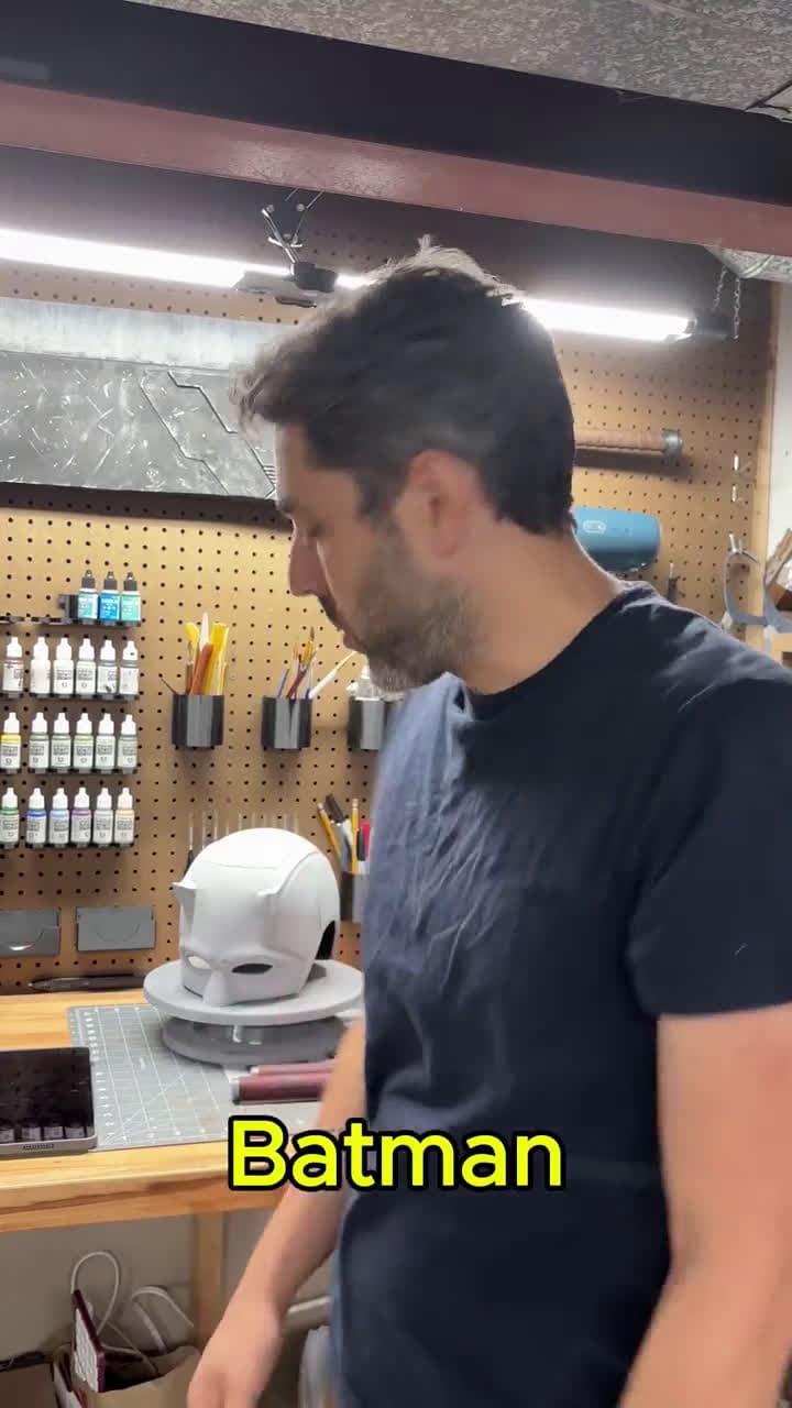 cover for Watch this epic DIY Daredevil helmet build from concept to screen-ready prop 🛡️🛠️ #Daredevil #Cosplay #DIY #PropMaking