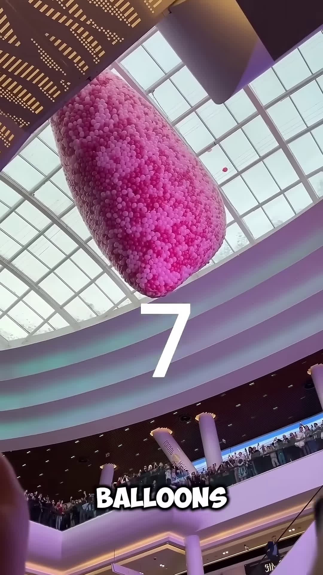 cover for INSANE Valentines Day Balloon Drop 100000 Balloons Everywhere
