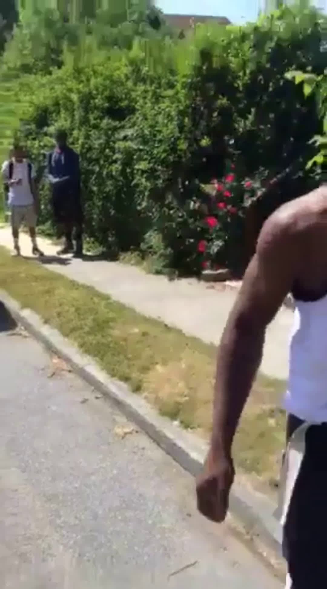 cover for dude was all talk, follow ghostGang for more fights😈 #fight #caughtoncamera #fyp #trending #viral #fypシ 