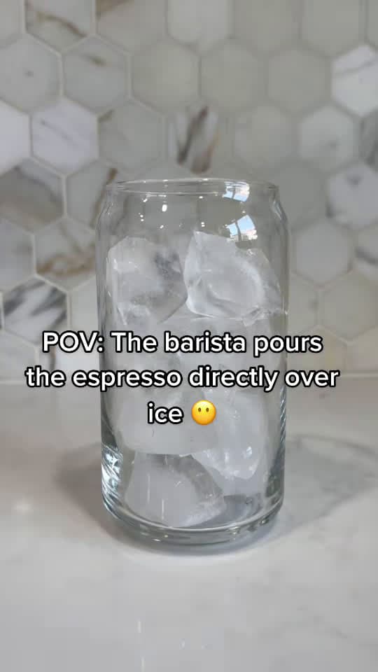cover for Which team are you on? Espresso over ice 🧊 or milk/water? Vote below! #coffee #espresso