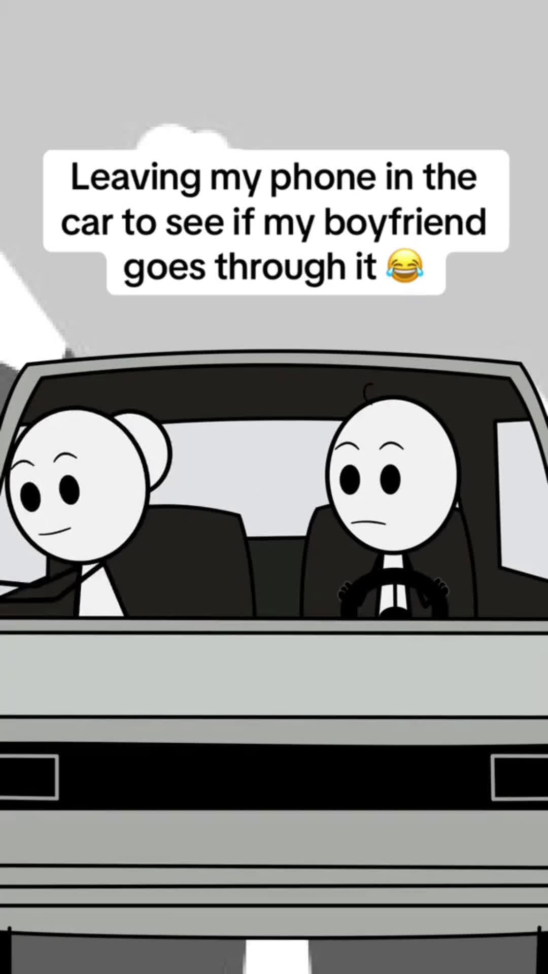 cover for Leaving my phone in the car to see if my boyfriend goes through it...🤣🤣##relationship #funnyvideos #shortskits #girlfriend