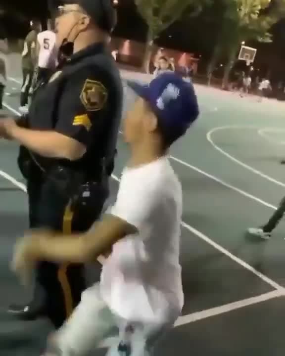cover for bro had a 1v1 with a police man!!😭