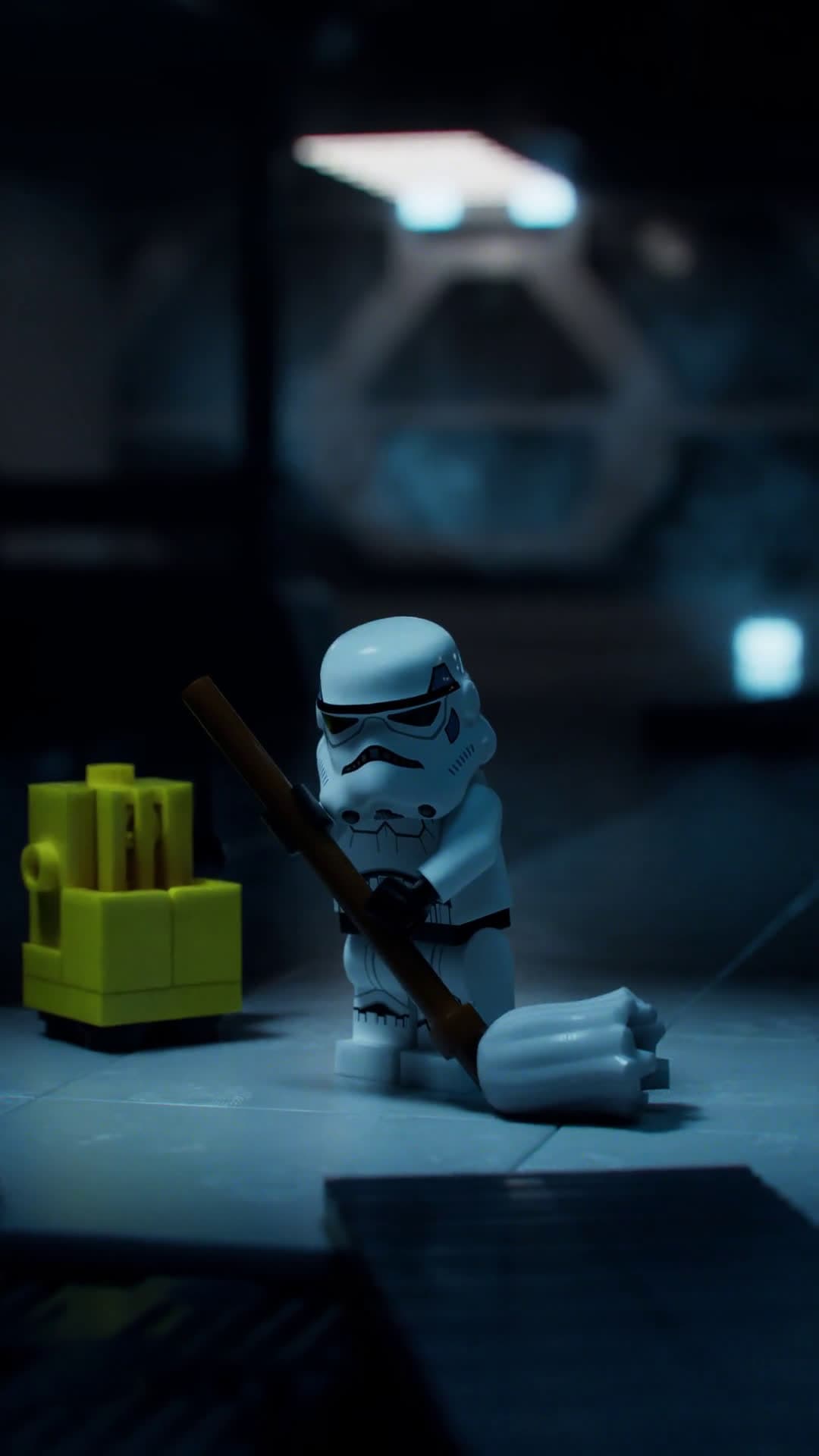 cover for When Stormtroopers swap blasters for brooms! 🧹⚔️ #LEGO #StarWars #Stormtrooper #JanitorLife #ToyStory