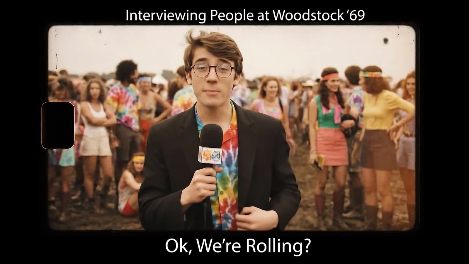 cover for My first fully edited video: vox pop at Woodstock '69 — raw crowd reactions and iconic vibes 🎤 #Woodstock69 #VoxPop #MusicHistory