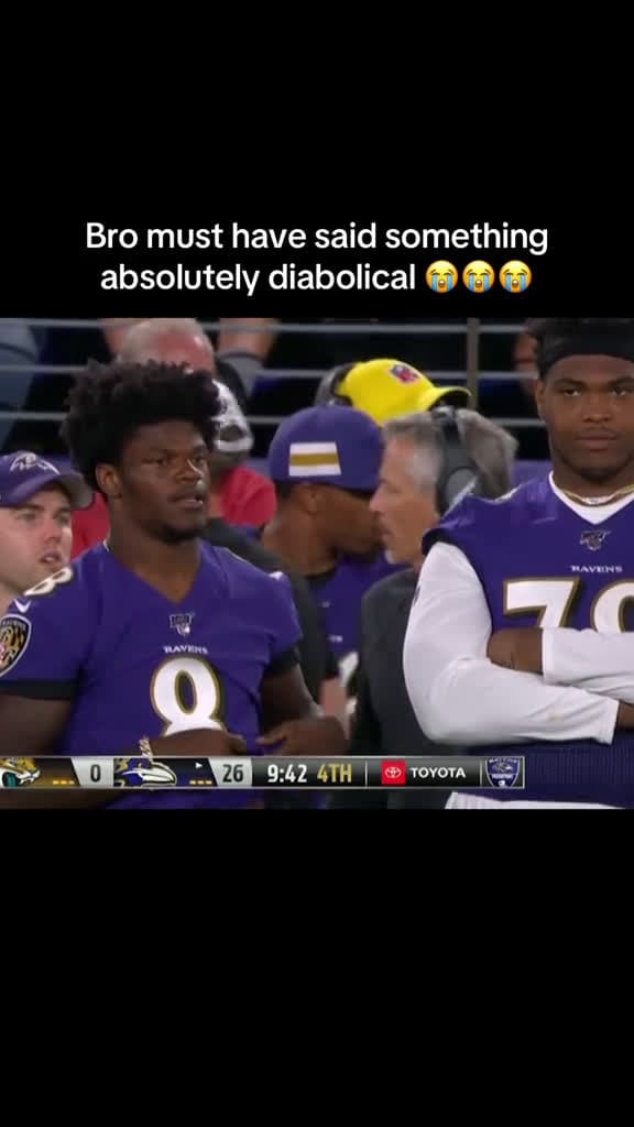 cover for Need to know what he said to Lamar  nfl nflmemes ravens 67310 #trendingscoopz