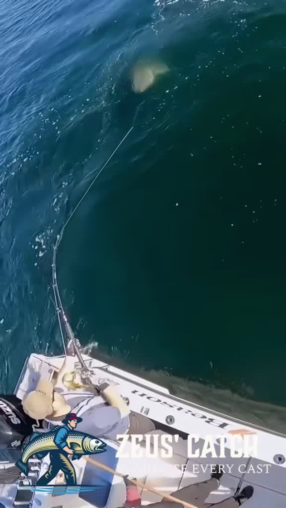 cover for The BIG tuna almost got away! Watch the wild fight to reel it in before disaster strikes! 😤🐟 #FishingFails #BigCatchGoneWrong