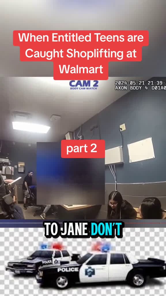 cover for Entitled teens caught red-handed shoplifting at Walmart 😳 #Shoplifting #CaughtOnCam #Walmart #Justice