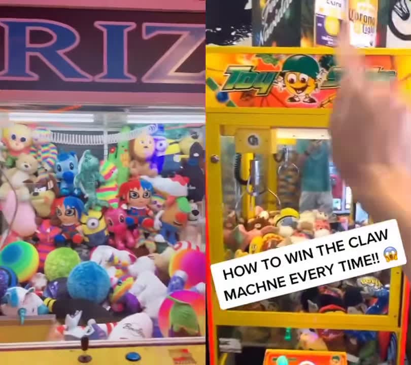 cover for #FirstVideoChallenge I cant believe this claw machine hack at the arcade WORKED!