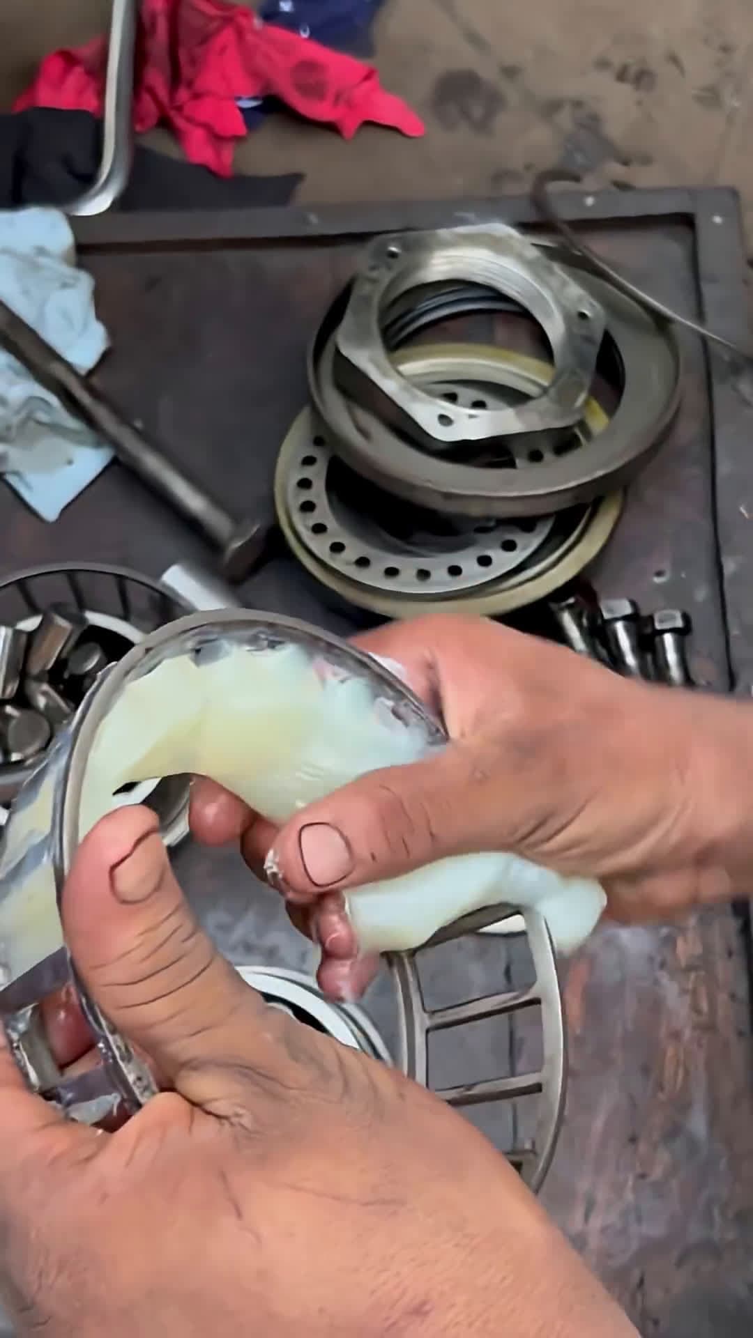 cover for Wheel Bearing Basics Grease #grease #bearing #shorts #oddlysatisfying 