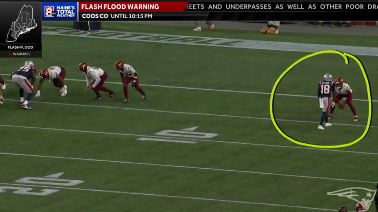 cover for Wide open at the goal line—perfect setup, but the throw sails behind him 🏈😬 #NFL #Football #Underthrow #Dobbs