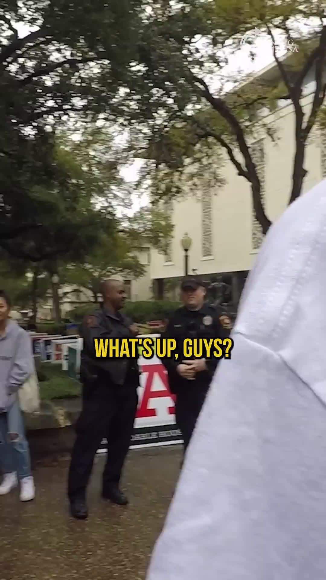 cover for Charlie Kirk CONFRONTS Clueless Protesters 🙃