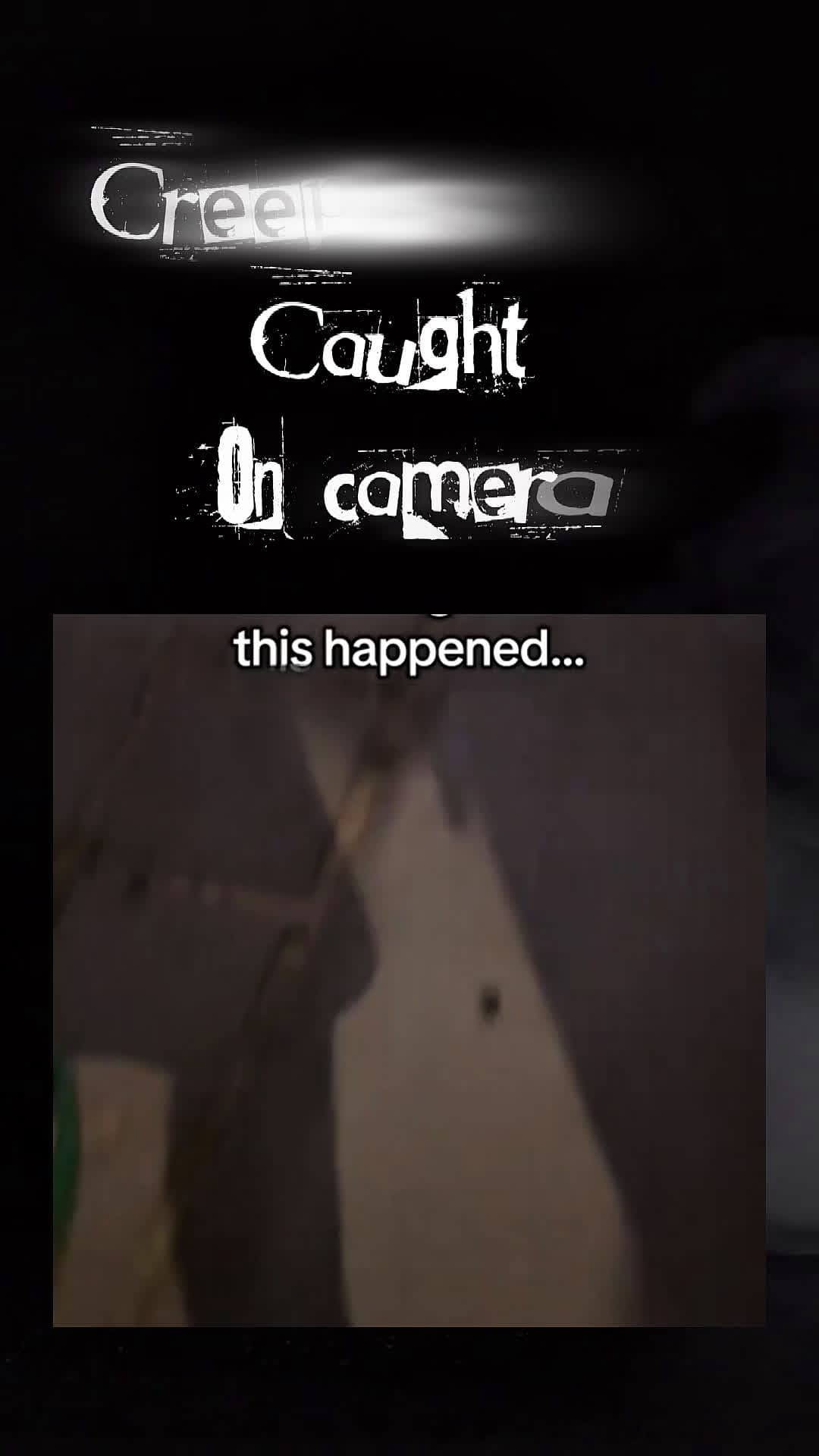 cover for #CaughtOnCamera  #scary  #horror  #fyp