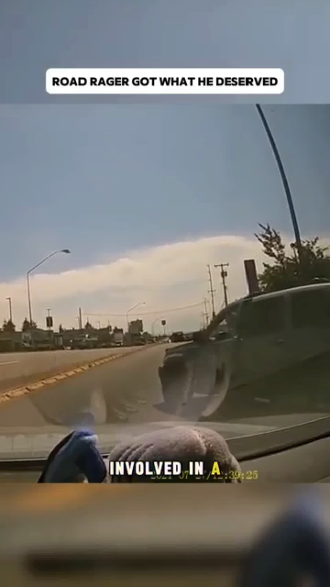 cover for Driver Throws Axe at Car