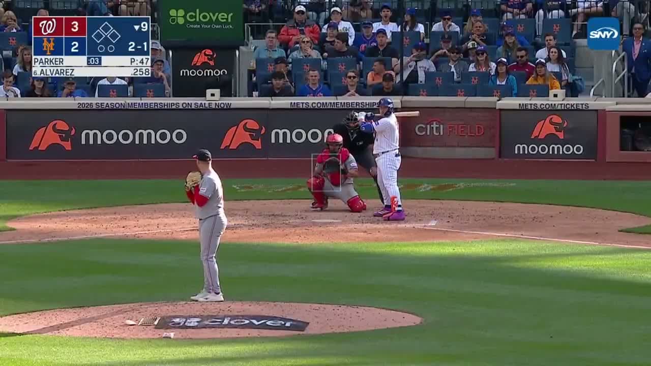 cover for Jacob Young robs a homer from Alvarez to keep the Nationals up 3-2! 🔥🔥 #MLB #BaseballHighlights #Nationals