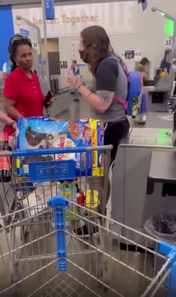 cover for Crazy lady have a tantrum in Walmart  #fyp  #funny  #funnyvideos  #fypシ゚vira l caughtoncamera a scoopz c