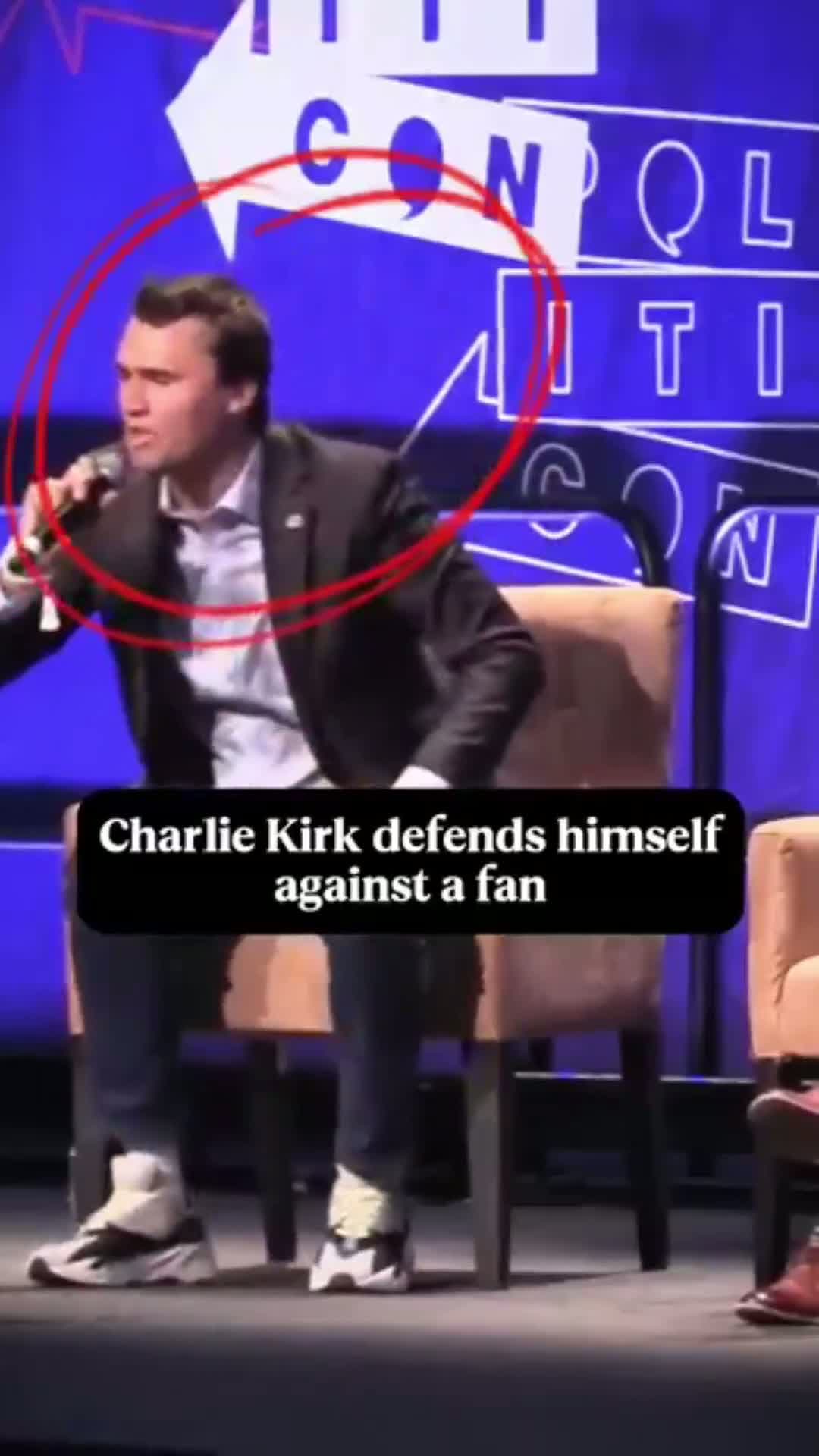 cover for things got heated 😳 #charliekirk #debate 