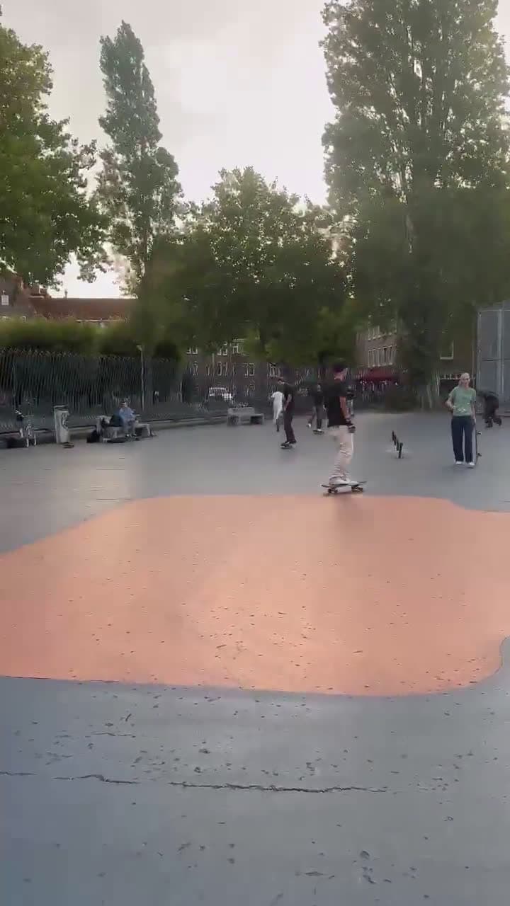 cover for Sketchy Nollie Hardflip into FS 5-0 😳🔥 #Skateboarding #Tricks #SkateLife