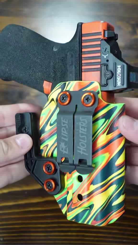 cover for Watch a flat Kydex transform into a precision-built holster 🔥 Made by hand in the USA and backed for life. #EclipseHolsters #MadeInUSA #EverydayCarry