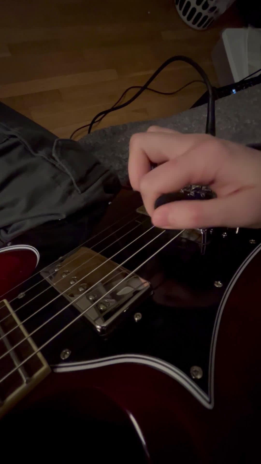 cover for First string keeps giving me bizarre feedback—am I doing something wrong? 🎸🤔 #GuitarProblems #GuitarHelp #MusicTips