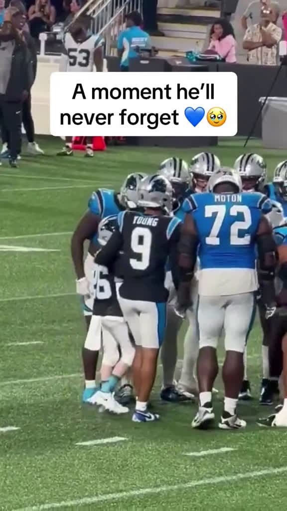 cover for Panthers gave Make-A-Wish kid Jase, a play call he’ll cherish forever 🙌 (ceegocrxzy/x) #nfl #football #makeawish #panthers  created by House of Highlights with House of Highlights’s original sound