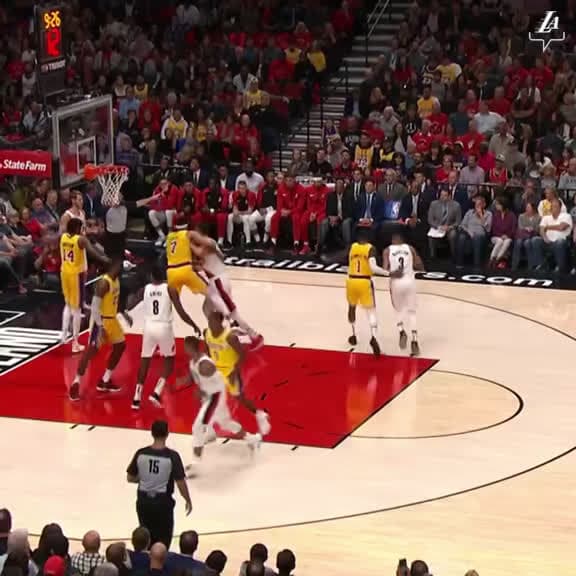 cover for LeBron James starts his Lakers journey with back-to-back tomahawk dunks! 🏀 #LeBron #Lakers #NBA