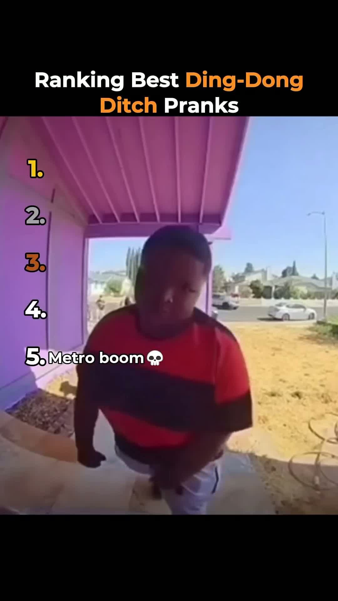 cover for Ranking Best Ding Dong Ditch Pranks😂😂😂#funny  #funnyvideos  #ranking  #moments 
