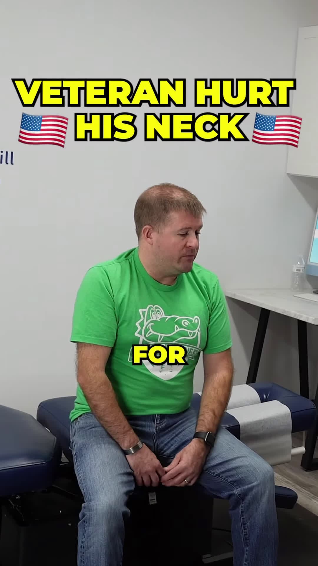 cover for Vetran Has Chonic Neck Pain After Plane Jumping backpain chiropractor headaches neckpain