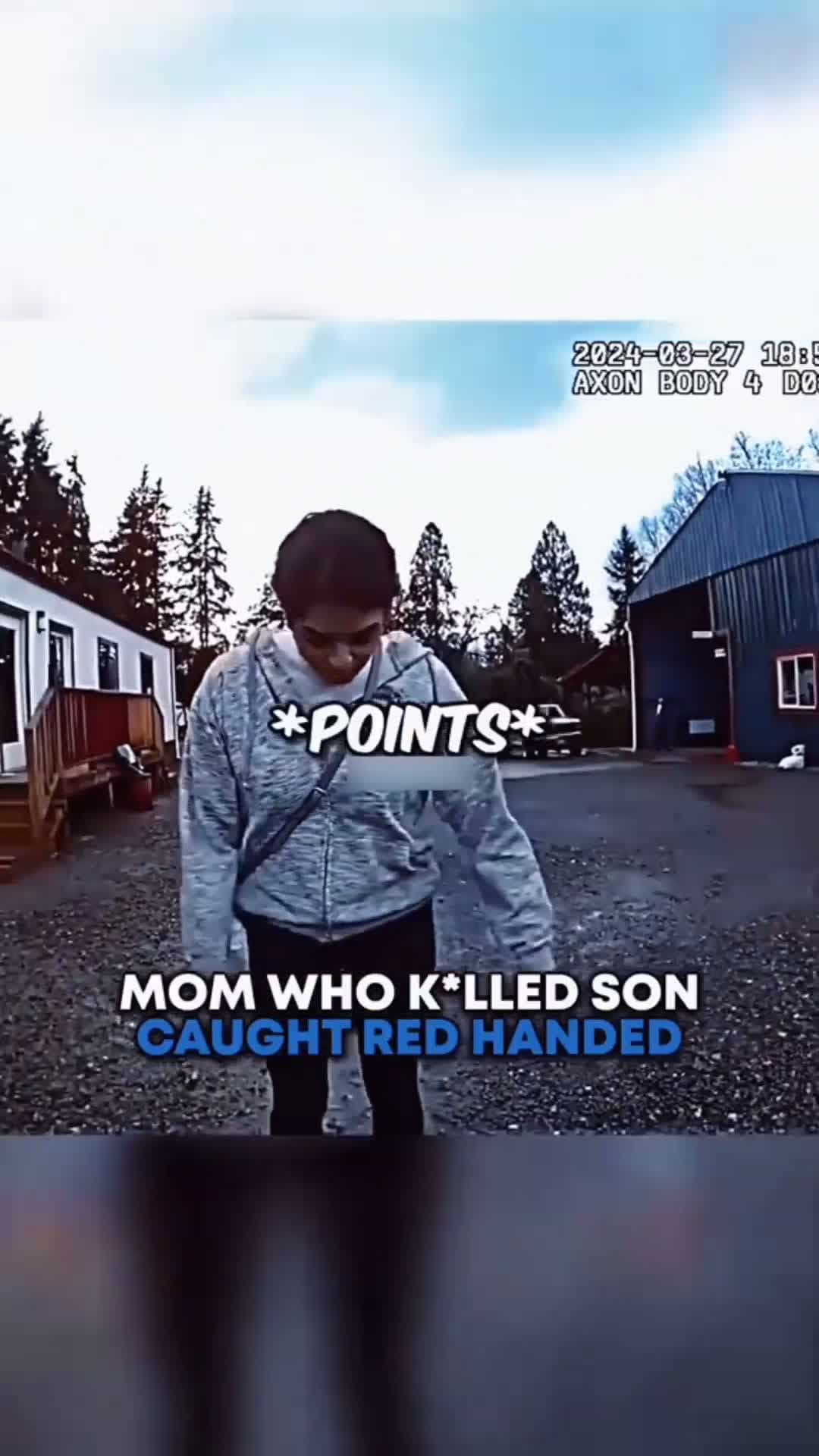 cover for Mom who klled son caught red handed police cops