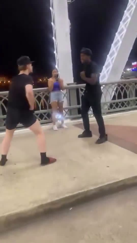 cover for White kid gets laid tf out 👊 #CaughtOnCamera