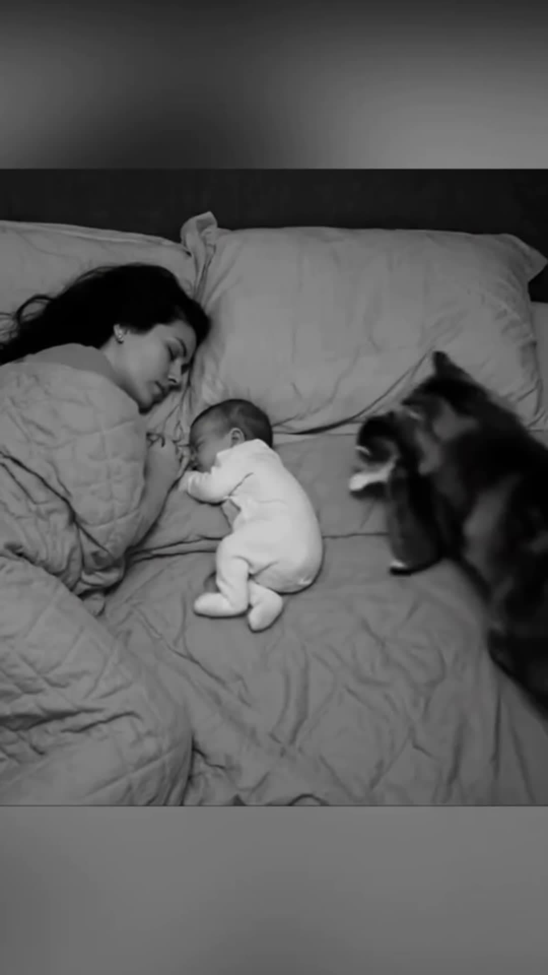 cover for Baby and kitty #furryfriends