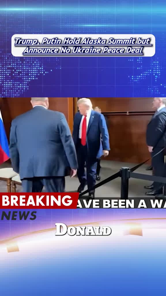 cover for Trump & Putin meet in Alaska; no Ukraine ceasefire yet, but a new peace summit could be on the horizon 🤝🕊️ #TrumpPutin #UkraineWar #AlaskaSummit #Diplomacy