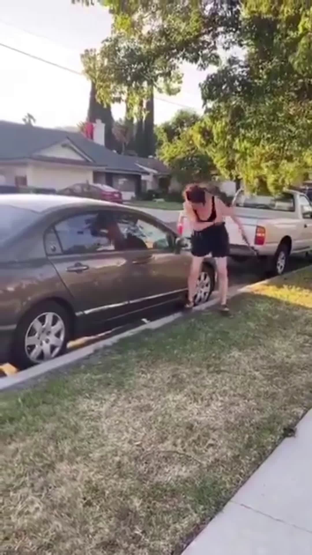 cover for Racist Karen goes wild on neighbors #caughtoncamera  #karen  #fight  #publicfreakout 