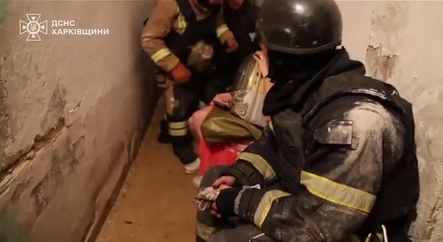 cover for Heroic Rescuers: Shielding Lives in Kharkiv's Basements during Harrowing Night 🛡️💥 #Heroism #Kharkiv #Bravery