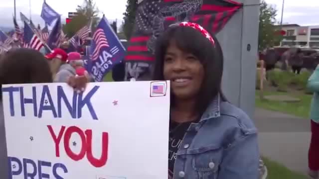 cover for A proud lifelong Alaskan joined the crowd cheering President Trump, praising him as an “amazing world leader” who brings peace and prosperity, and saying all Americans should want that—Republican or Democrat.