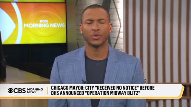 cover for Chicago mayor says city "received no notice" before DHS immigration operation announcement