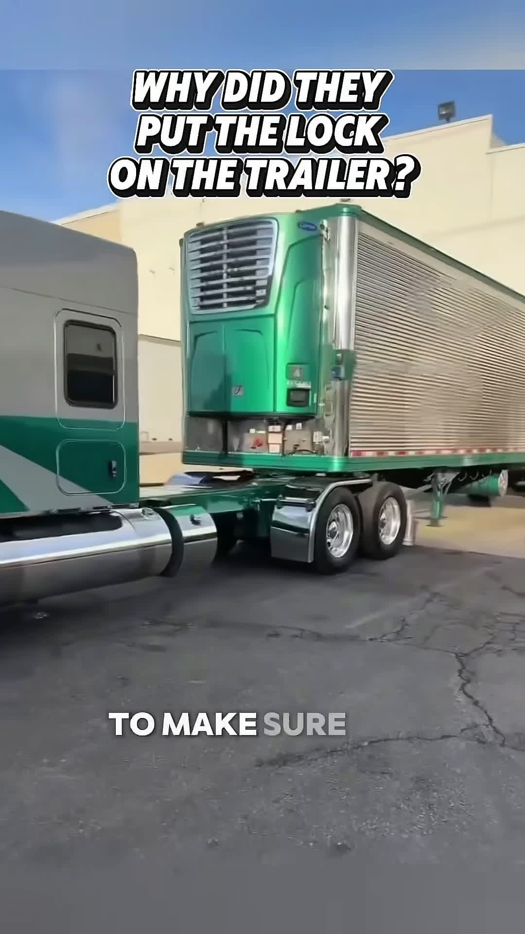 cover for Why did they still put the lock on the trailer if there are no air lines？