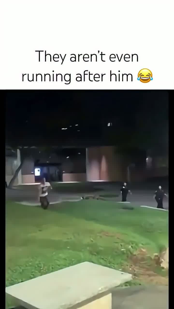 cover for They aren't even running after him 😂
