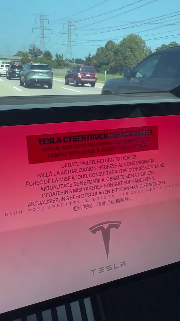 cover for Tesla problems 