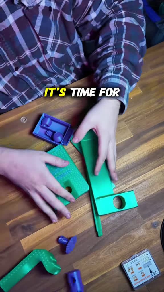 cover for Built a heat insert press with just 3D printing—no fancy parts needed! Would you try this? 🔥 #3DPrinting #DIY #Maker #Engineering