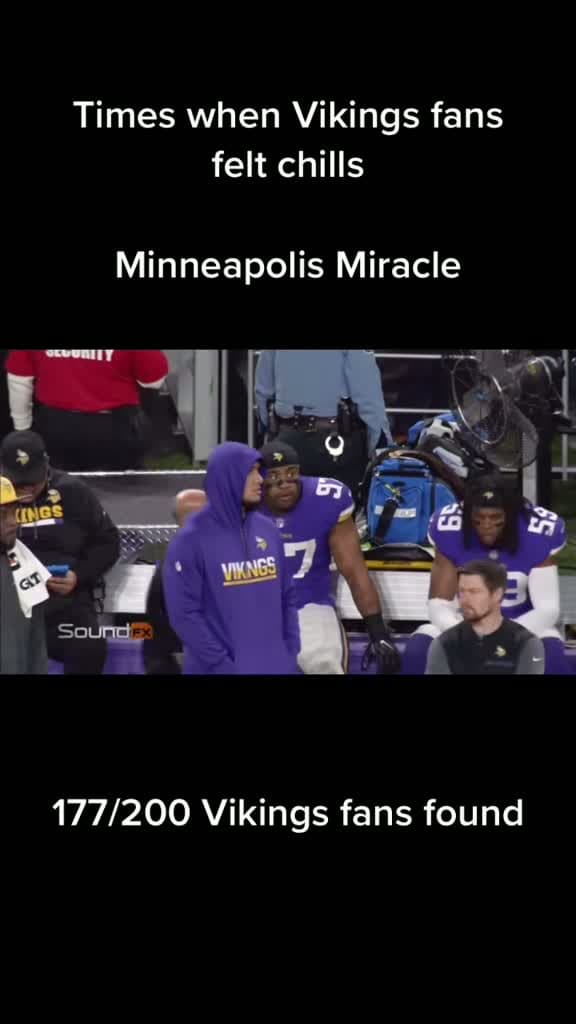 cover for Relive the unforgettable #MinneapolisMiracle 🏈🔥 #Vikings #Football